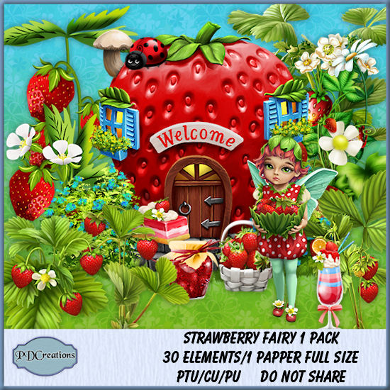 Strawberry Fairy 1 Pack