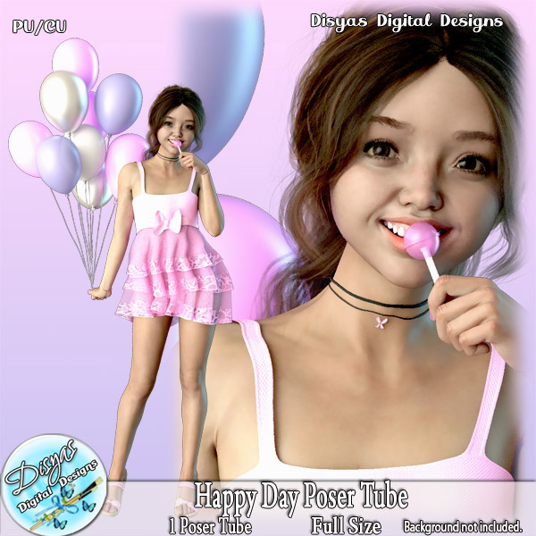 HAPPY DAY POSER TUBE PACK CU - FS by Disyas