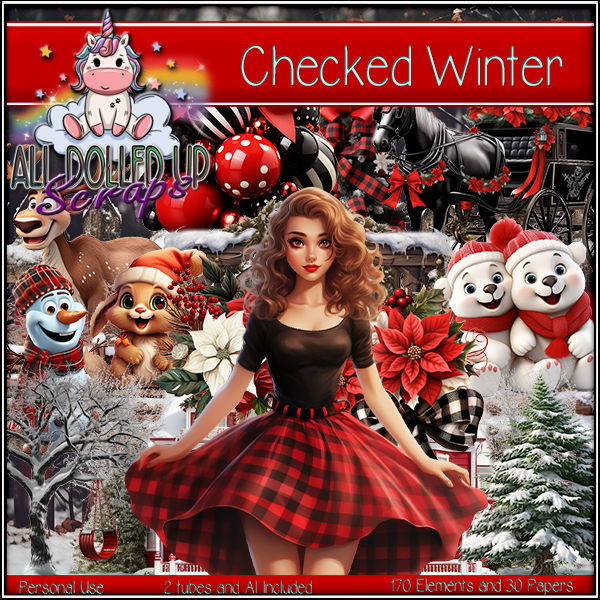 Checked Winter - Click Image to Close