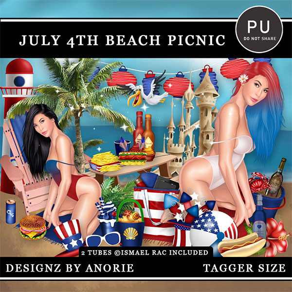 July 4th Beach Picnic - Click Image to Close