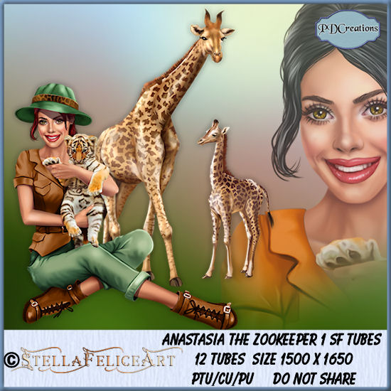 Anastasia The Zookeeper 1 SF Tubes - Click Image to Close