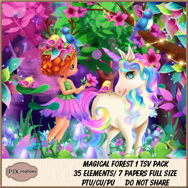 Magical Forest 1 TSV Pack - Click Image to Close
