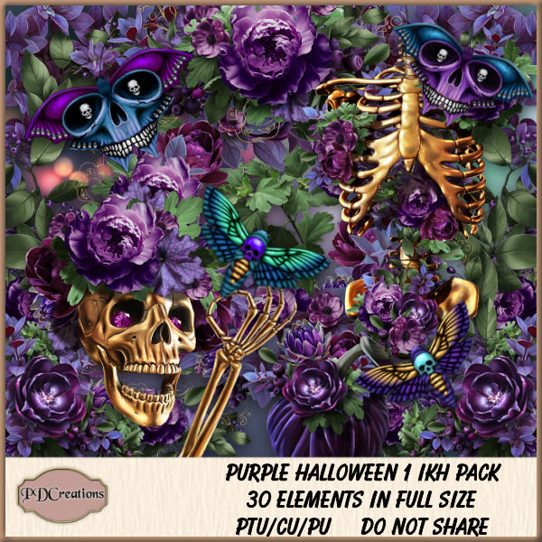 Purple Halloween 1 IKH Pack - Click Image to Close