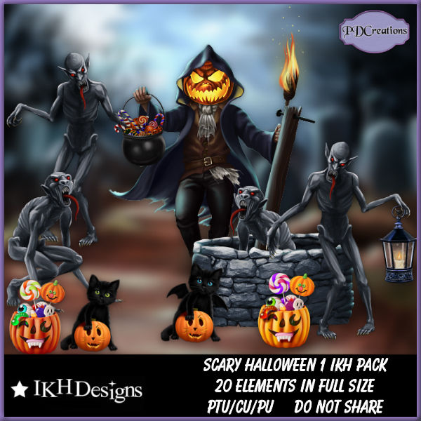 Scary Halloween 1 IKH Pack