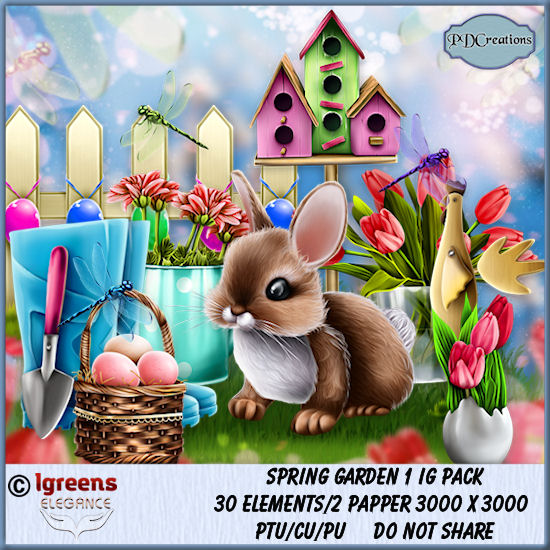 Spring Garden 1 IG Pack - Click Image to Close