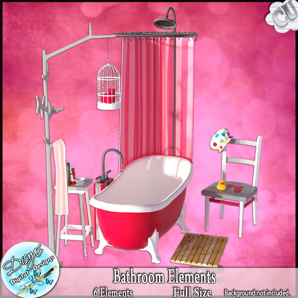 BATHROOM CU ELEMENT PACK - FS by Disyas - Click Image to Close