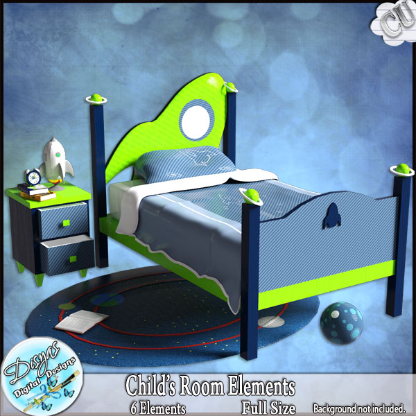 CHILD'S ROOM CU ELEMENT PACK FS by Disyas - Click Image to Close