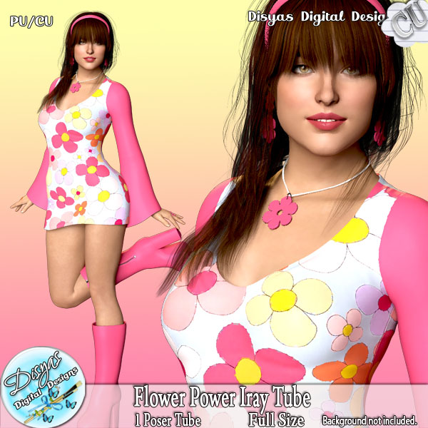 FLOWER POWER IRAY POSER TUBE CU - FS by Disyas - Click Image to Close