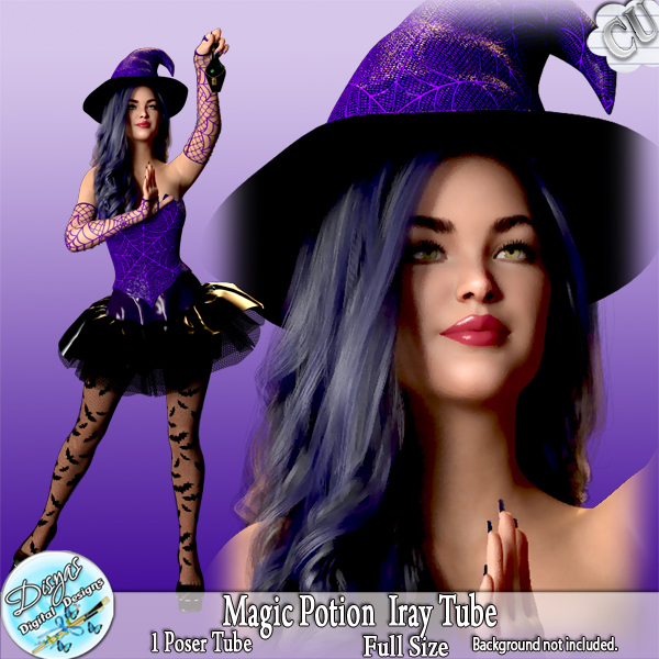 MAGIC POTION IRAY POSER TUBE CU - FS by Disyas - Click Image to Close