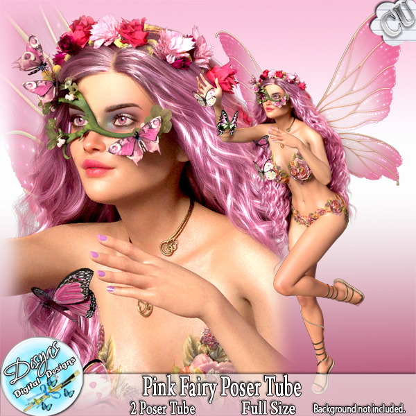 PINK FAIRY IRAY POSER TUBE CU - FS by Disyas