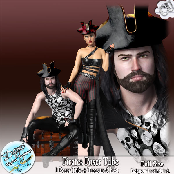 PIRATES POSER TUBE PACK CU - FS by Disyas - Click Image to Close