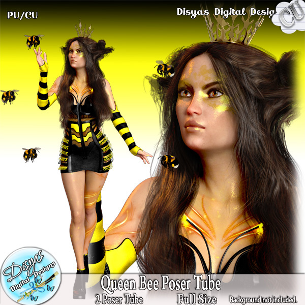 QUEEN BEE POSER TUBE PACK CU - FS by Disyas - Click Image to Close
