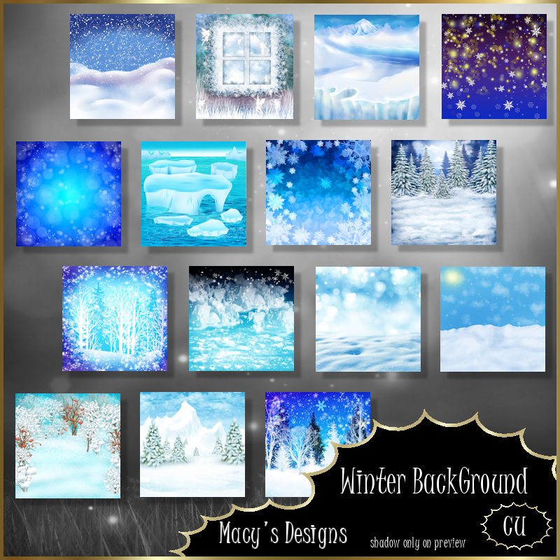 Winter BackGround - Click Image to Close