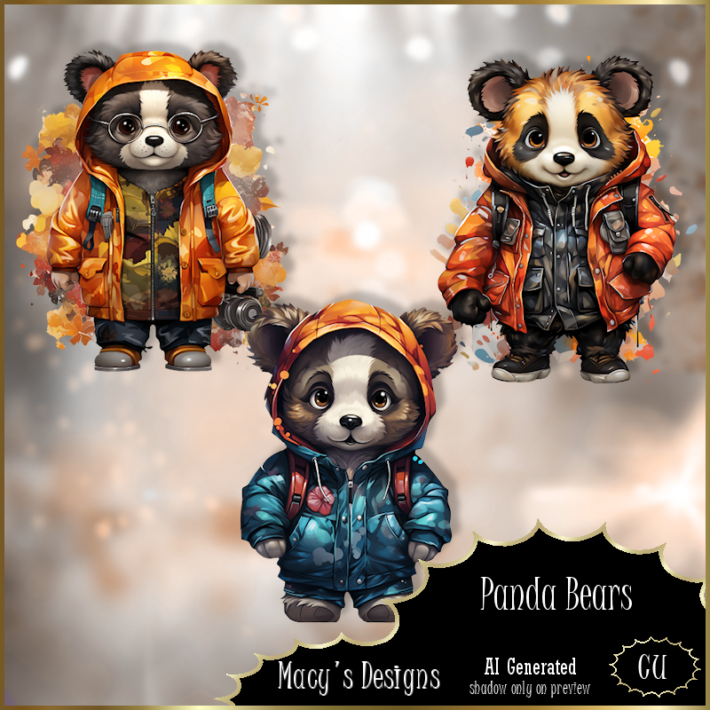 AI - Panda Bears - Click Image to Close