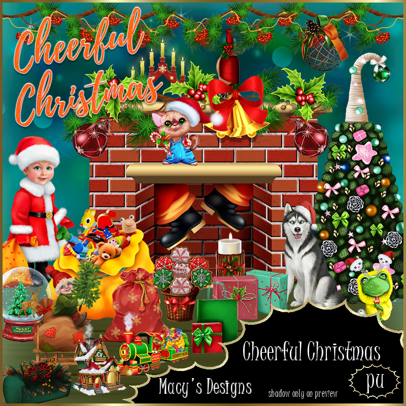 Cheerful Christmas - Click Image to Close