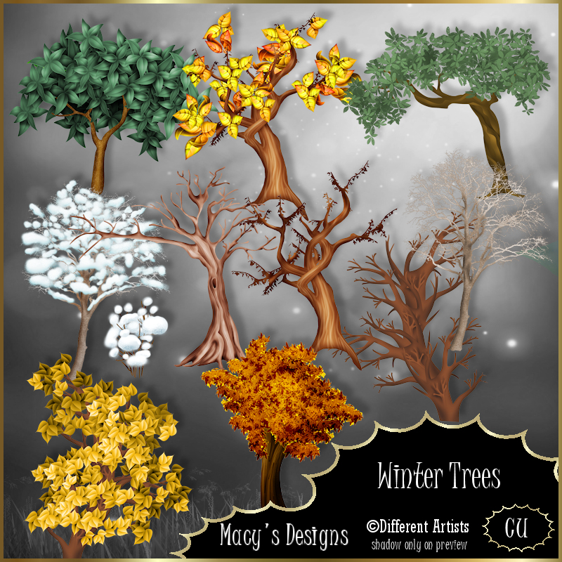 Winter Trees - Click Image to Close