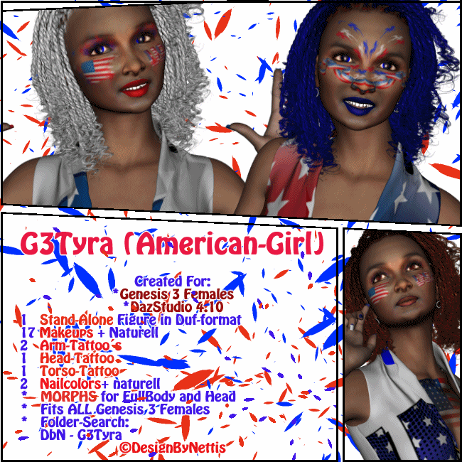 G3Tyra For Genesis 3 Females - Click Image to Close