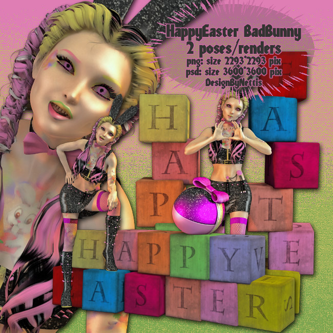 HappyEasterBadBunny - Click Image to Close