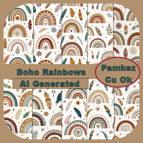 AI Boho Rainbows