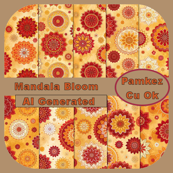 AI Mandala Bloom Papers