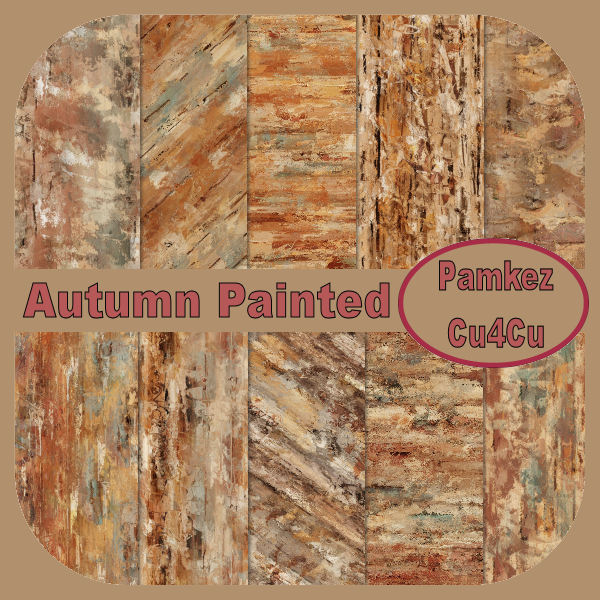 Autumn Painted Papers