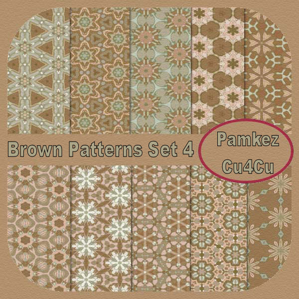 Brown Patterns Set 4