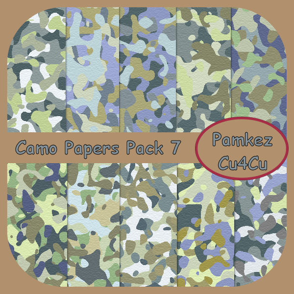 Camo Papers Pack 7