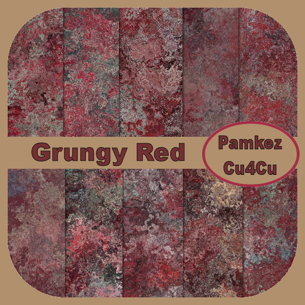 Grungy Red Papers - Click Image to Close