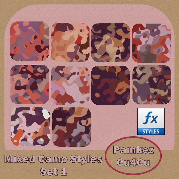 PS Mixed Camo Styles Set 1