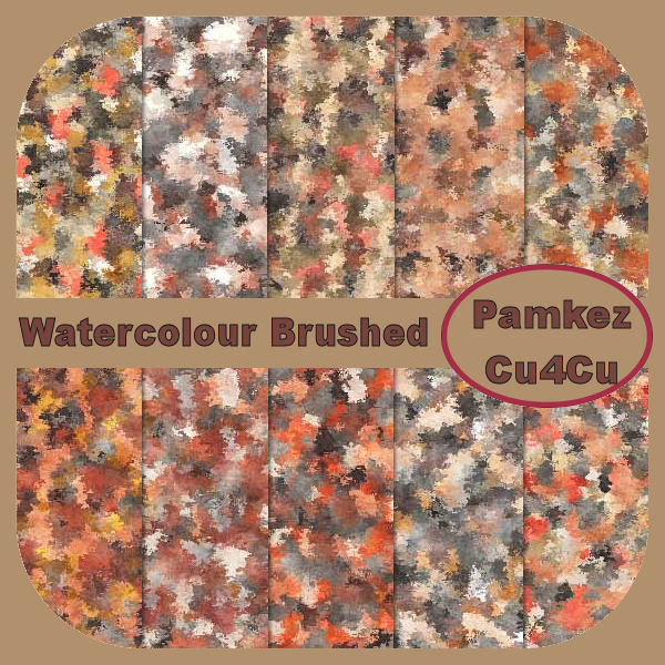 Watercolour Brushed