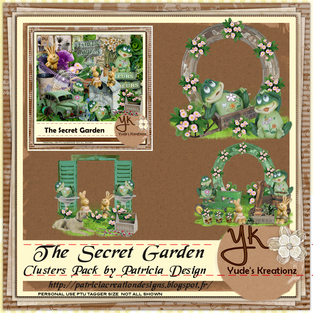 The Secret Garden Cluster PU - Click Image to Close