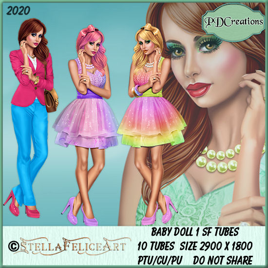 (image for) Baby Doll 1 SF Tubes
