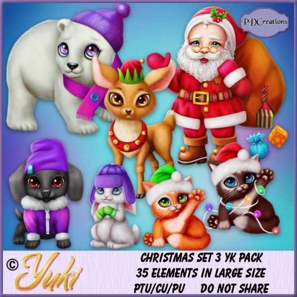 (image for) Christmas Set 3 YK Pack