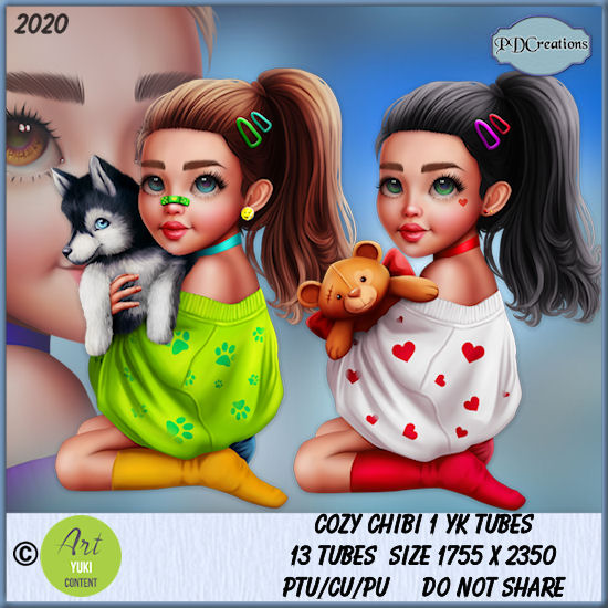 (image for) Cozy Chibi 1 YK Tubes