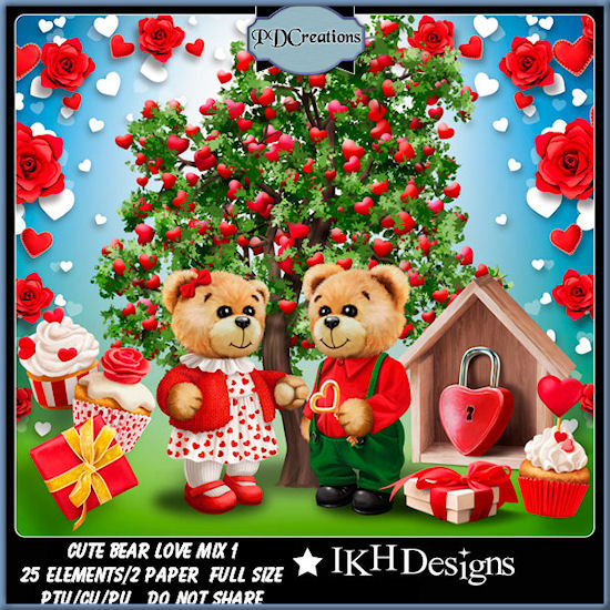(image for) Cute Bear Love Mix 1
