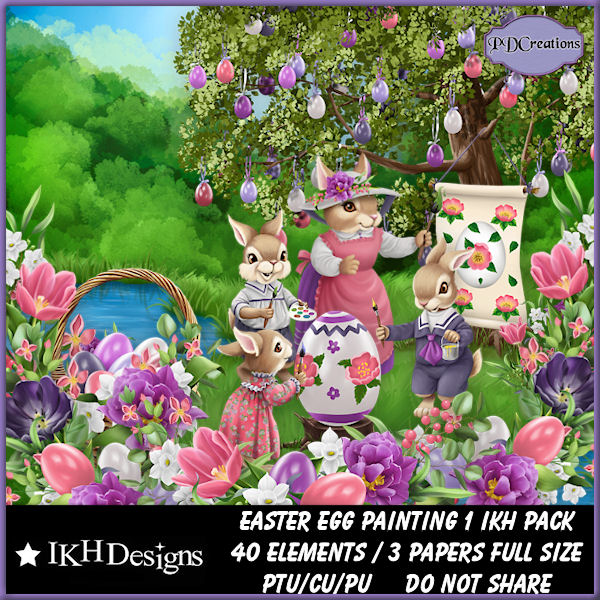 (image for) Easter Egg Painting 1 IKH Pack