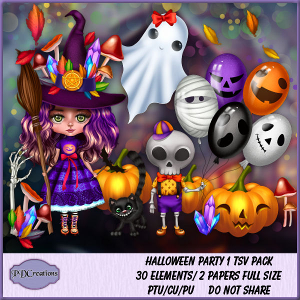 (image for) Halloween Party 1 TSV Pack