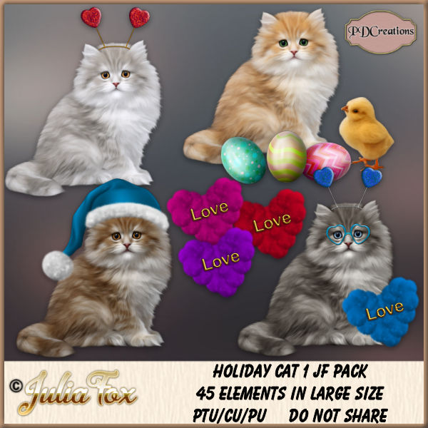 (image for) Holiday Cat 1 JF Pack