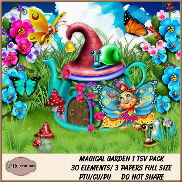 (image for) Magical Garden 1 TSV Pack