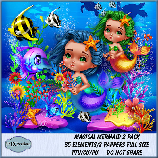 (image for) Magical Mermaid 2 Pack