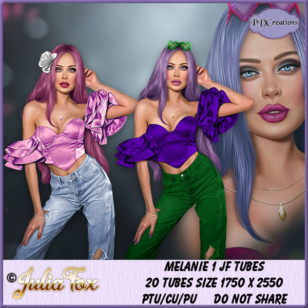 (image for) Melanie 1 JF Tubes