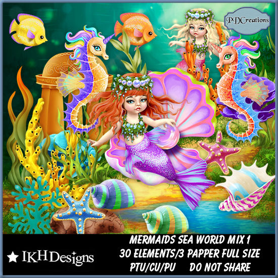 (image for) Mermaids Sea World Mix 1