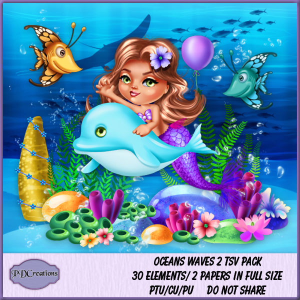 (image for) Ocean Waves 2 TSV Pack