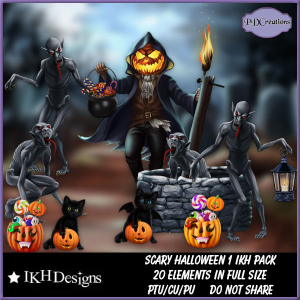 (image for) Scary Halloween 1 IKH Pack