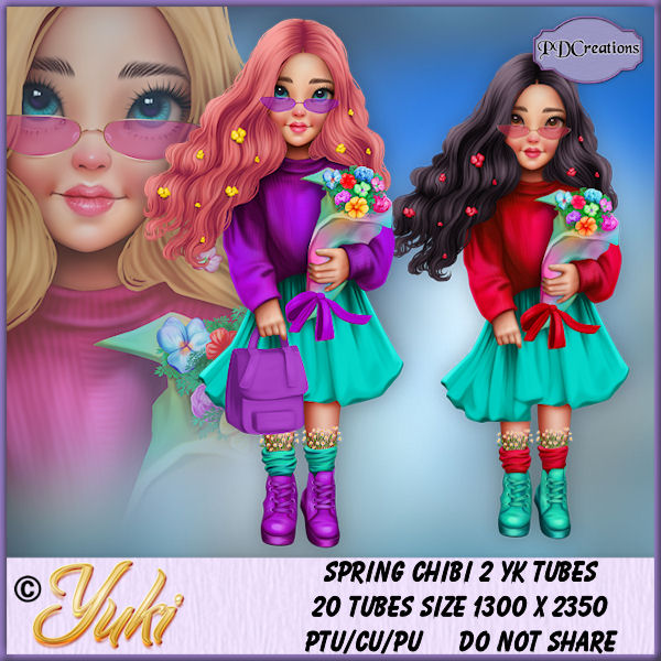 (image for) Spring Chibi 2 YK Tubes