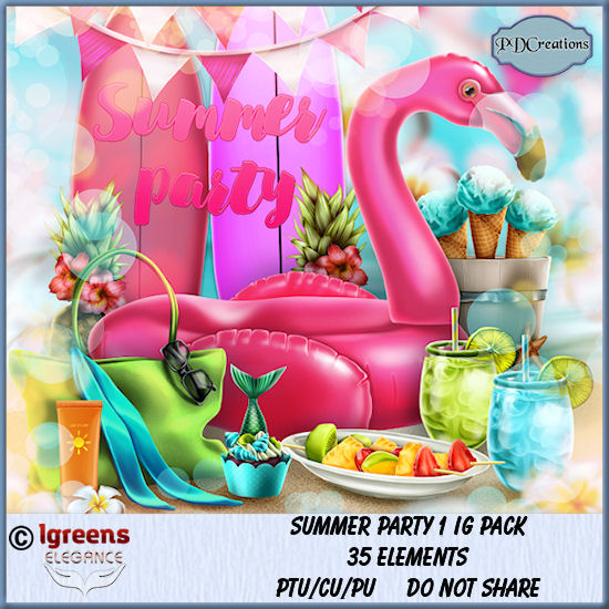 (image for) Summer Party 1 IG Pack