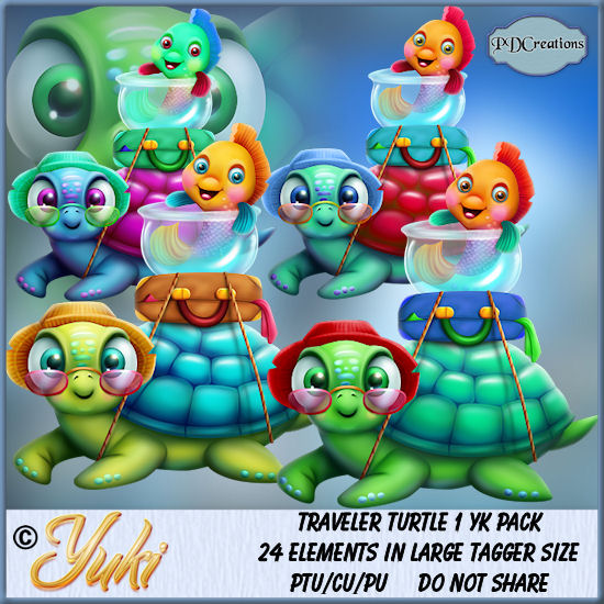 (image for) Traveler Turtle 1 YK Pack