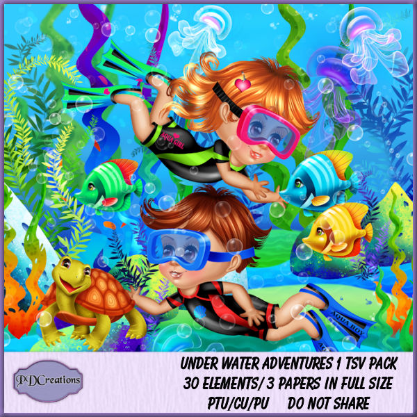 (image for) Under Water Adventures 1 TSV Pack