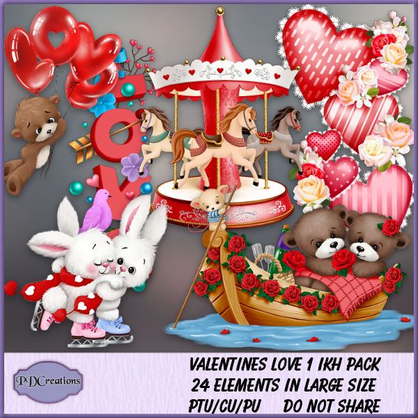 (image for) Valentines Love 1 IKH Pack