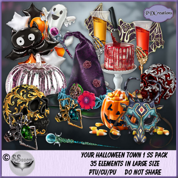 (image for) Your Halloween Town 1 SS Pack
